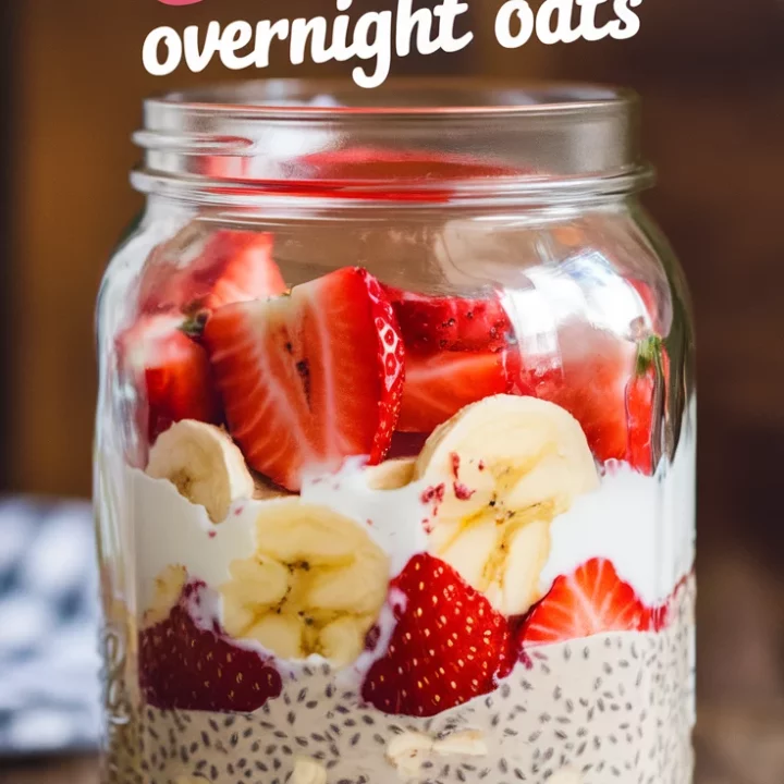 🍓🥄 Kid-Friendly Overnight Oats – Quick, Yummy & So Much Fun ✨👦 Get creative with toppings and let your kids build their own overnight oats—easy, tasty, and stress-free! 💛🌟