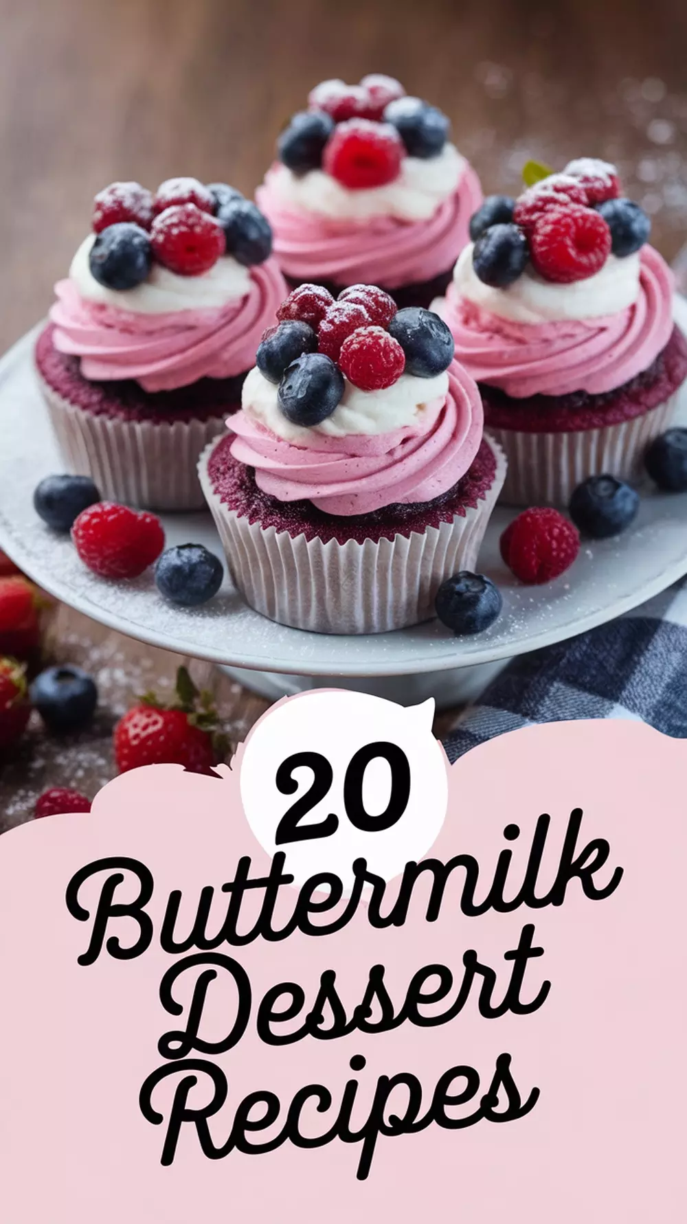 🧈 20 Buttermilk Desserts You’ll Love to Bake	Use buttermilk to create rich, tender desserts with these easy recipes! Perfect for cakes, pies, and cookies made from scratch.