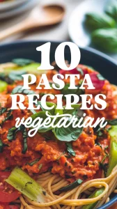 🍅🥦 10 Delicious Meatless Pasta Recipes for Every Craving 🍝🔥 Light, fresh, and totally satisfying! These vegetarian pasta recipes feature bold sauces, fresh herbs, and hearty veggies for a meal everyone will enjoy. 🥕✨ #PastaLovers #VegetarianCooking #EasyRecipes #ComfortFood #DinnerTime