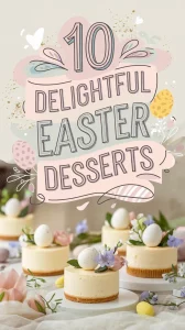 🌷🍪 10 Easter Desserts That Will Make Your Celebration Extra Sweet - Celebrate Easter with these sweet and festive desserts! From bunny cakes to pastel-colored treats, these recipes are perfect for bringing family together around the dessert table. 🌸✨ #EasterDesserts #SpringBaking #SweetTreats #HolidayBaking #FamilyFavorites