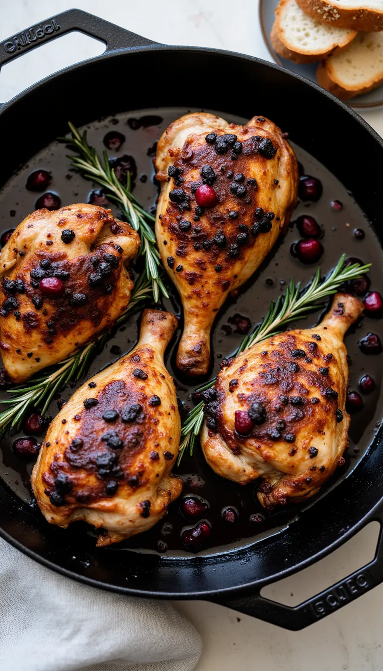 One-pan wonder! This Balsamic Rhubarb Chicken Skillet is packed with bold summer flavor and tender chicken — a simple yet elevated dish to enjoy your rhubarb stash.
