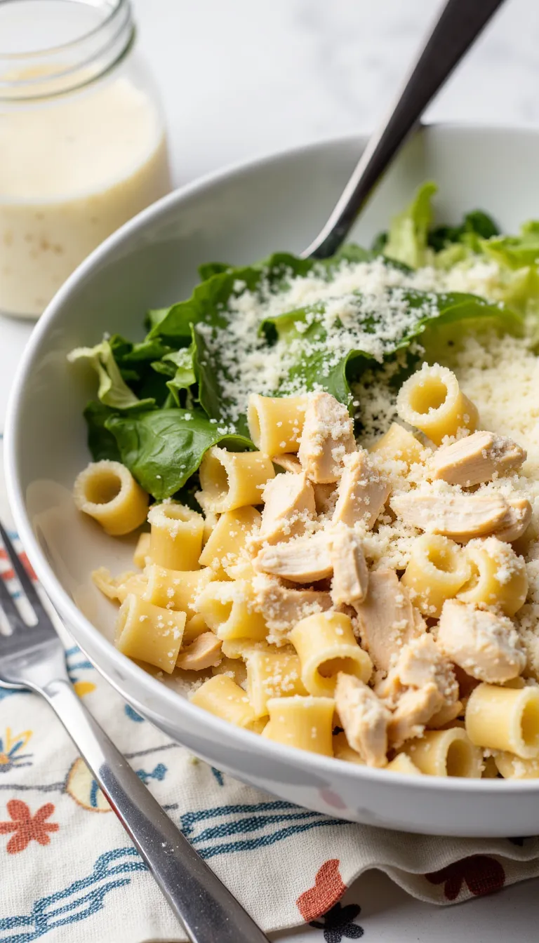 Classic flavors meet picnic perfection in this Chicken Caesar Pasta Salad. With shredded chicken and creamy Caesar, it’s a 4th of July favorite that disappears fast!
