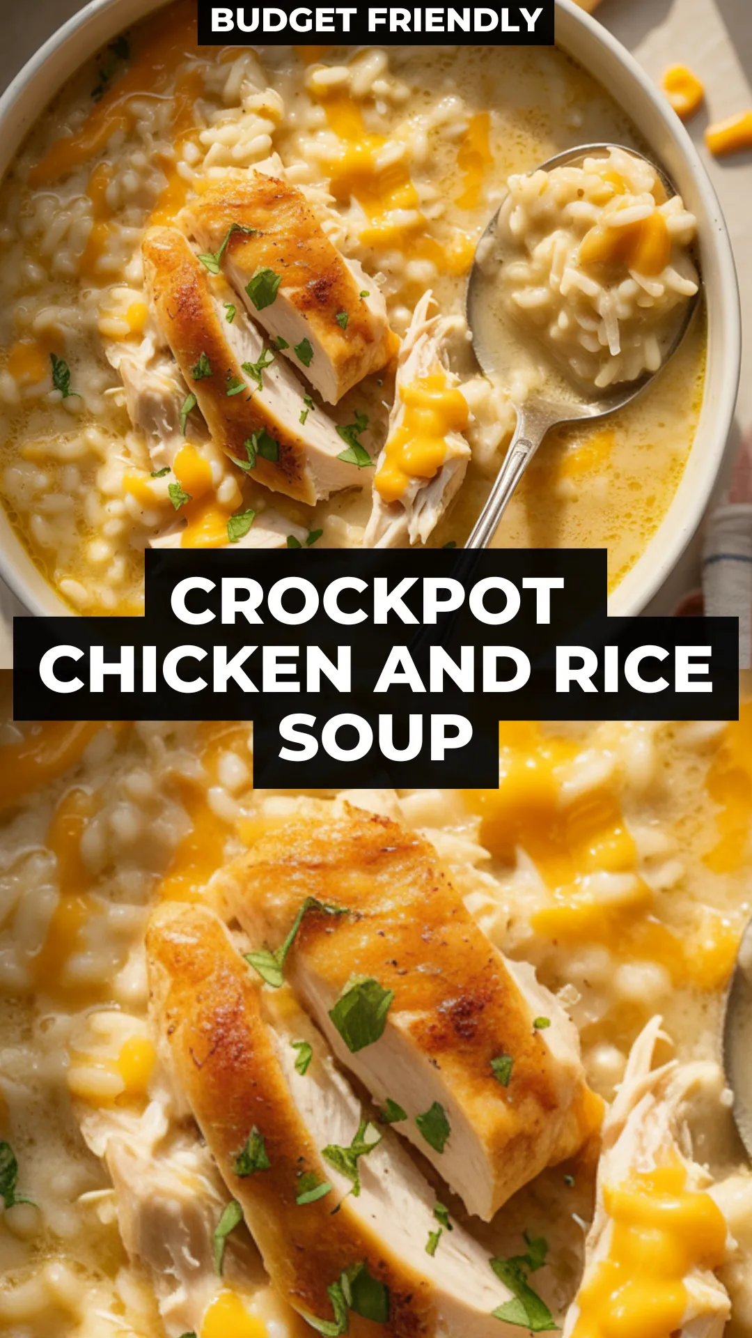 Calling all busy moms! This crockpot chicken and rice soup is one of those budget friendly meals that hits the sweet spot: easy, filling, and cozy enough to make everyone at the table happy. It’s a true one-pot wonder for cold nights and tight budgets.