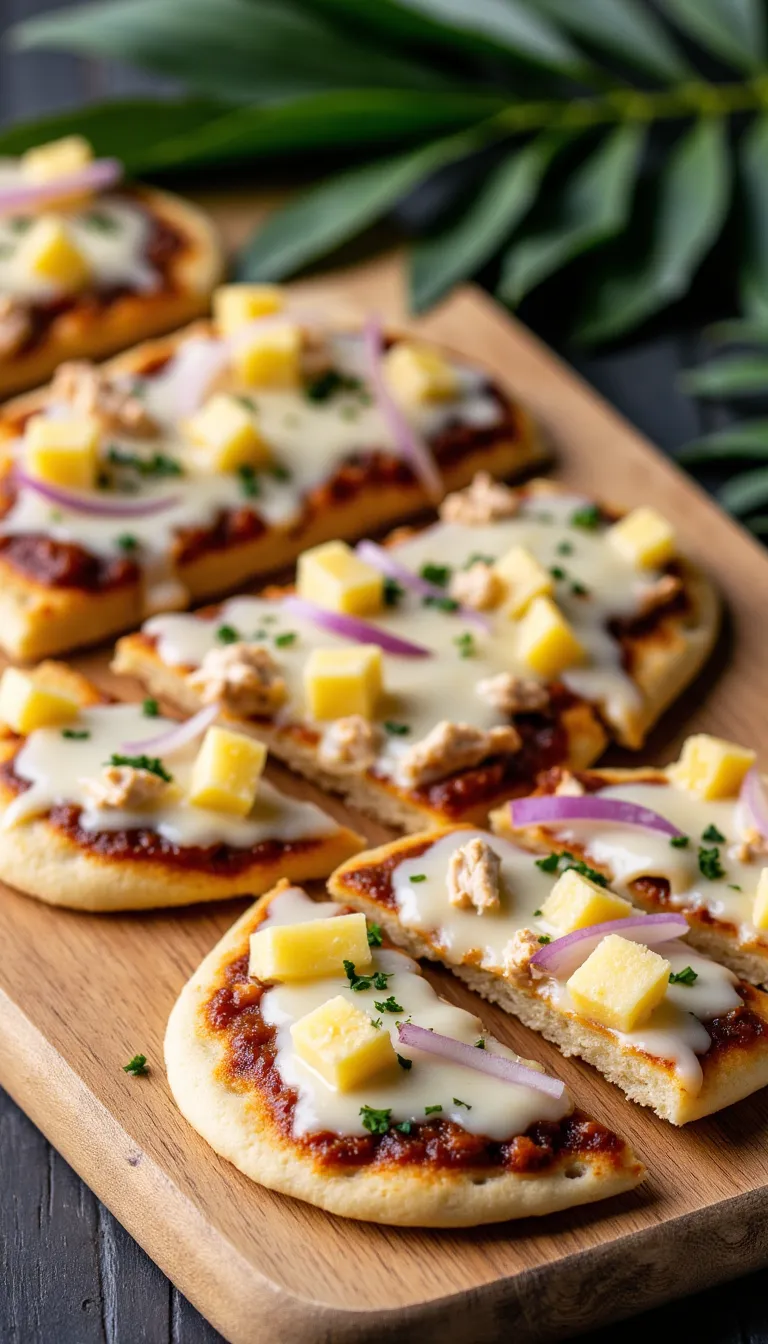 Say aloha to Hawaiian Chicken Flatbreads — sweet, savory, and ready in 20 minutes!
