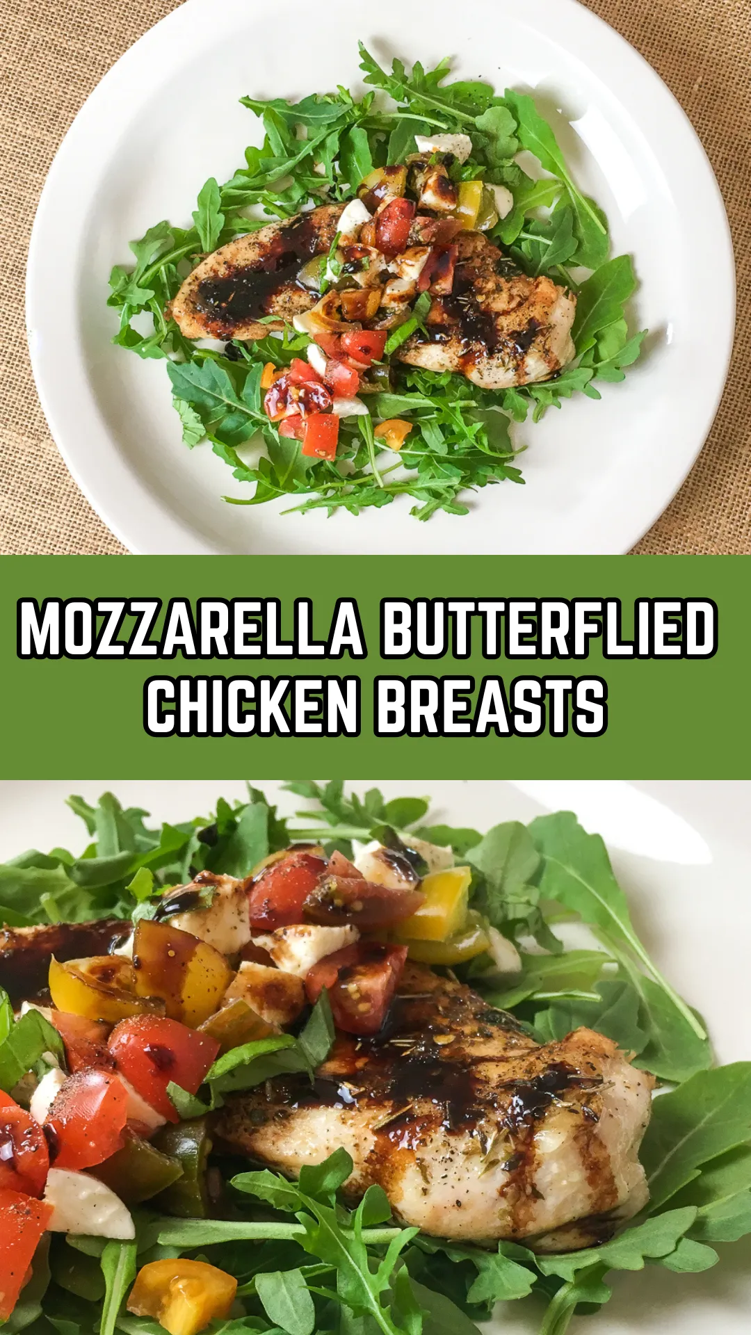 This Mozzarella Chicken with Balsamic Glaze is elegant enough for guests, but easy enough for a weeknight. Made with fresh basil, tomatoes, and a sweet balsamic drizzle, it’s a dish you’ll want on repeat. #DinnerIn20Minutes #SkilletChicken #MozzarellaChickenRecipe #BalsamicChicken #EntertainingMadeEasy
