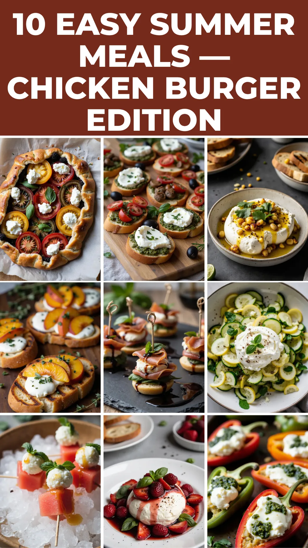 Looking for easy summer meals? These chicken burger recipes are packed with flavor and super family-friendly — ready in under 30 minutes and perfect for backyard BBQs.