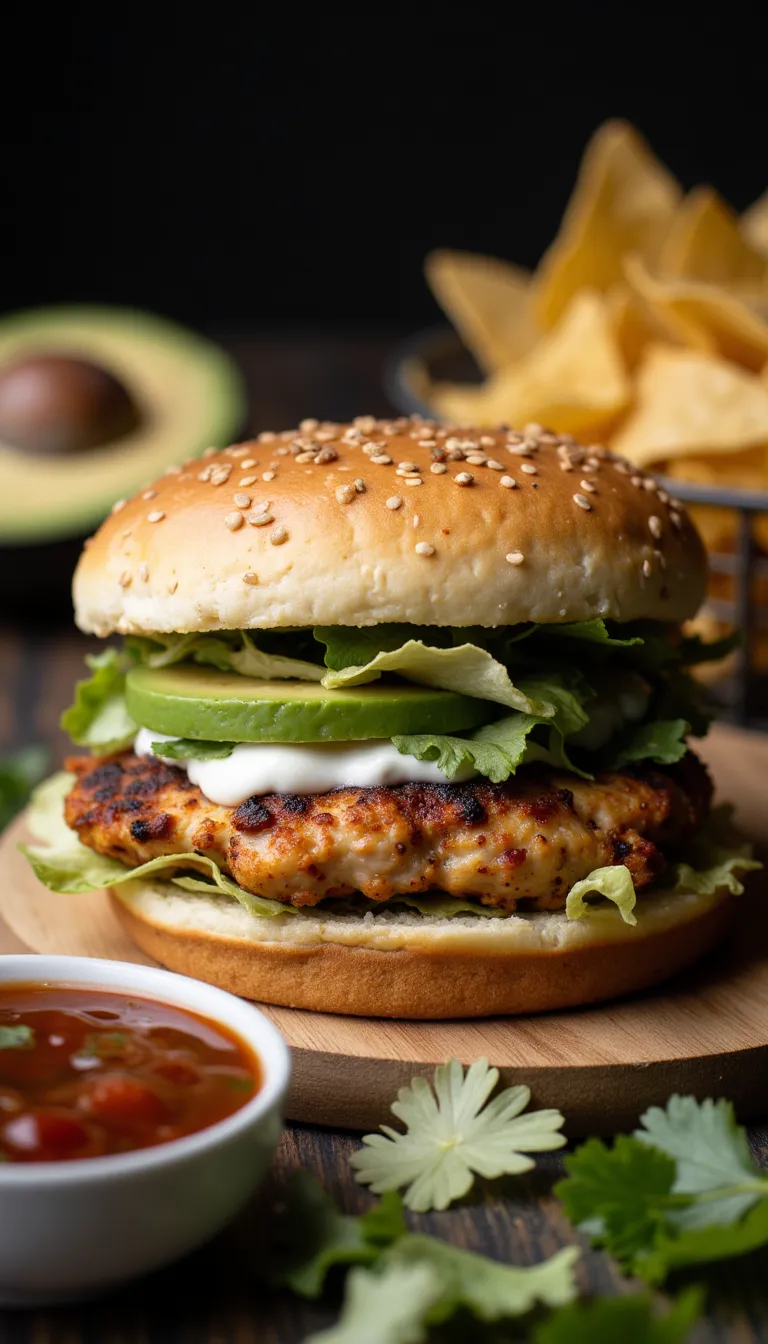 Bring the flavor with these Southwest Chicken Burgers! Easy, spicy, and topped with a creamy avocado sauce that everyone will love.
