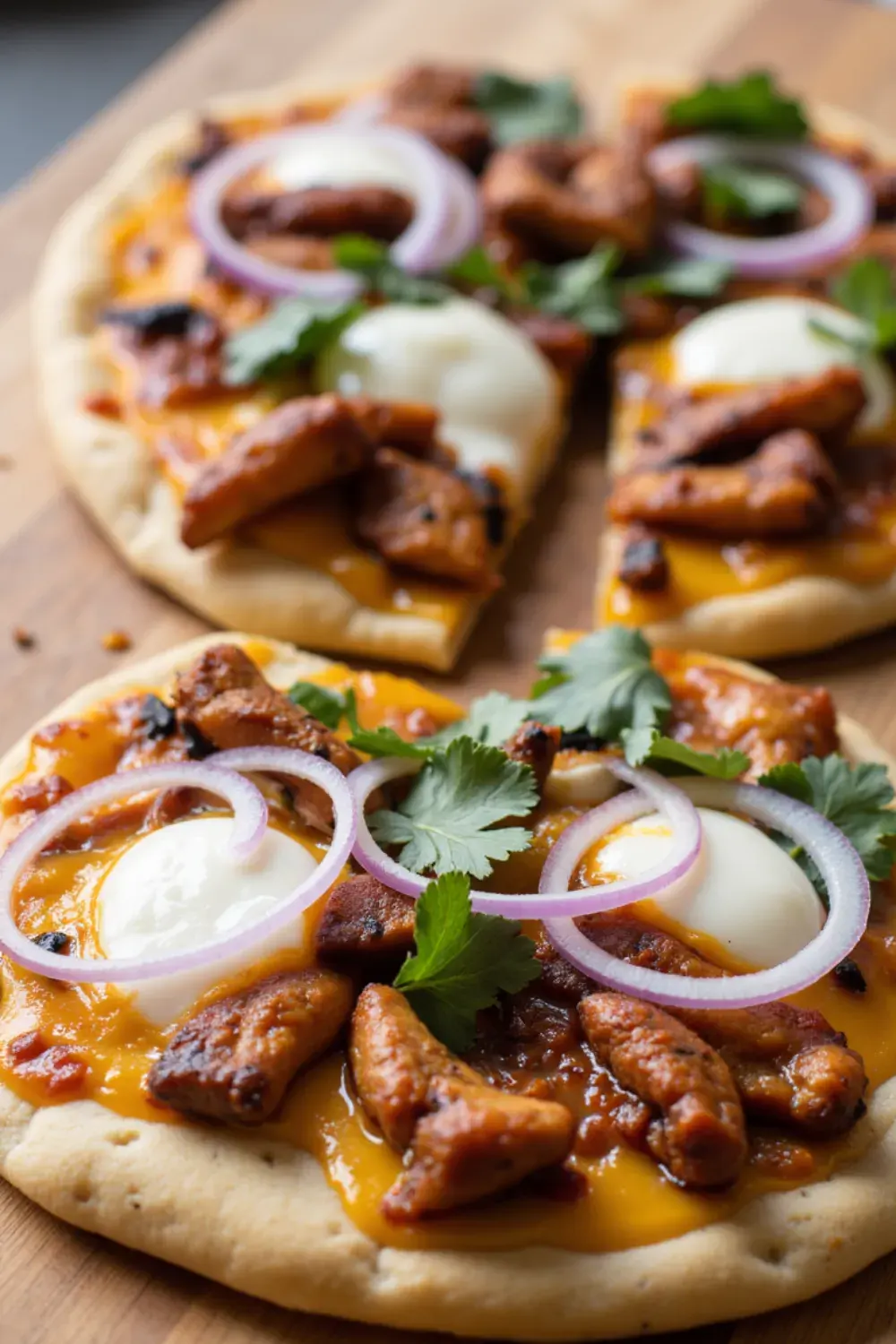 🍽️ Meals With BBQ Chicken come together fast with this crispy BBQ chicken flatbread—better than takeout!