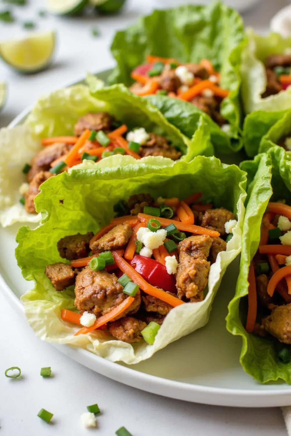 🥬 Bbq Leftovers Recipes can be healthy too—these BBQ chicken lettuce wraps are light, gluten-free, and full of flavor!