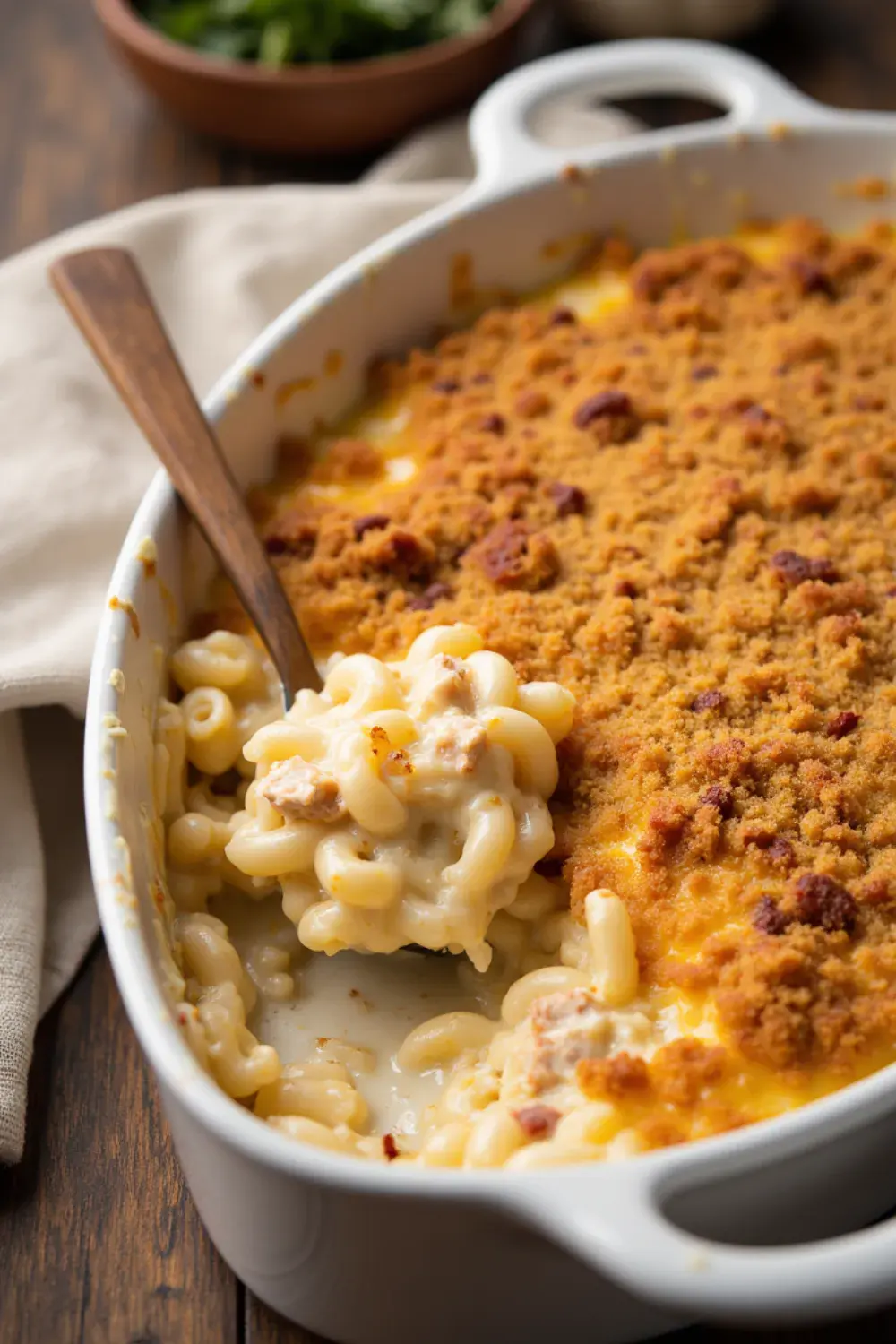 🧀 What To Do With BBQ Chicken? Make this creamy BBQ chicken mac and cheese bake—it’s the ultimate comfort food!