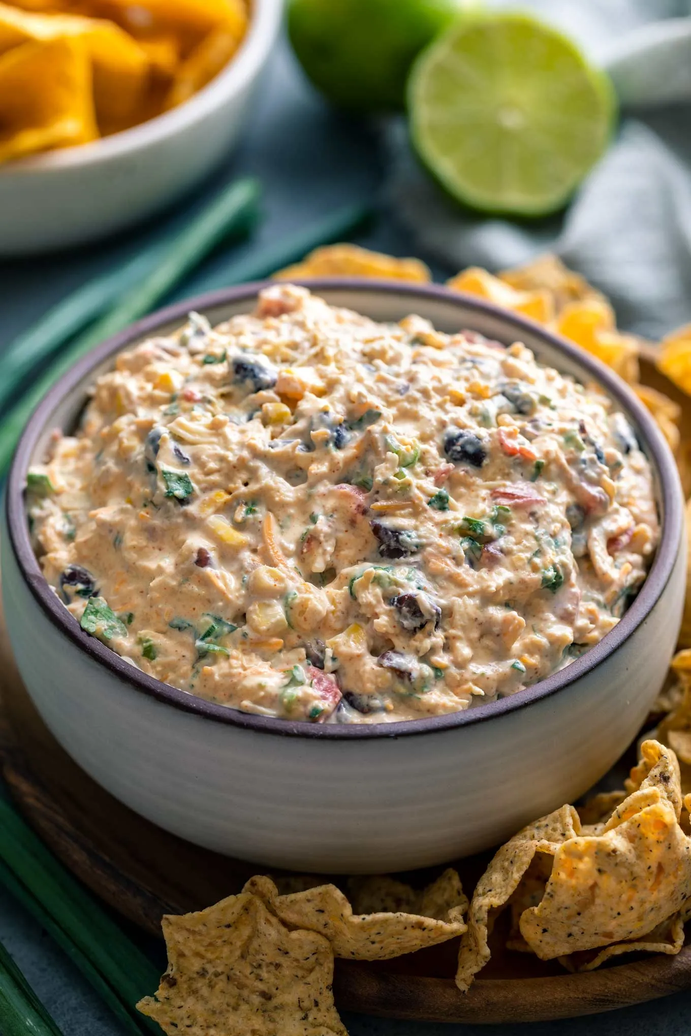 Make Ahead Chicken Taco Dip