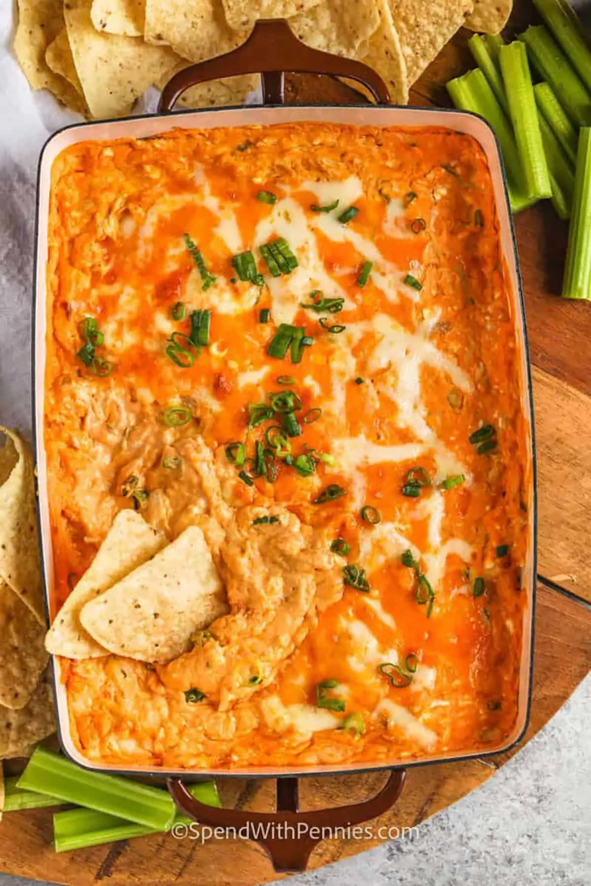 This buffalo chicken dip is creamy, cheesy, and always a hit, whether it’s game day or just a snacky-dinner kind of night. Made with canned chicken and just the right amount of heat, it’s one of those dips everyone keeps going back for. Serve it warm with tortilla chips or veggies and watch it disappear fast.