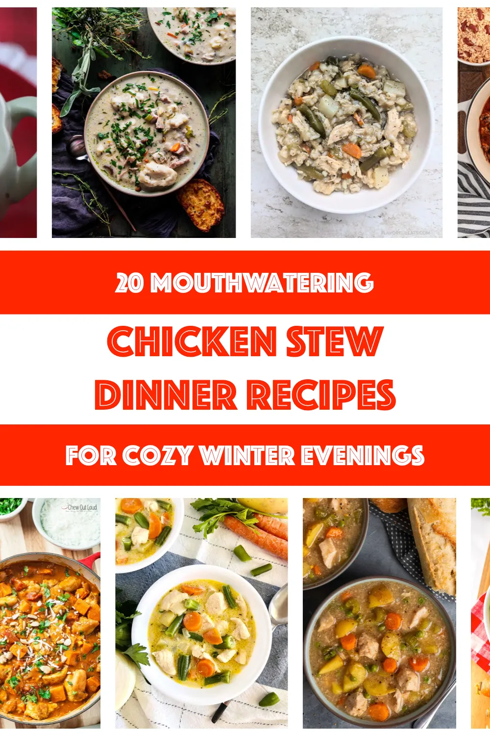 From creamy classics to slow cooker favorites, these chicken stew ideas make dinner simple, cozy, and delicious. 🙌🔥 #chickenstew #easydinnerideas #souprecipes #familymeals