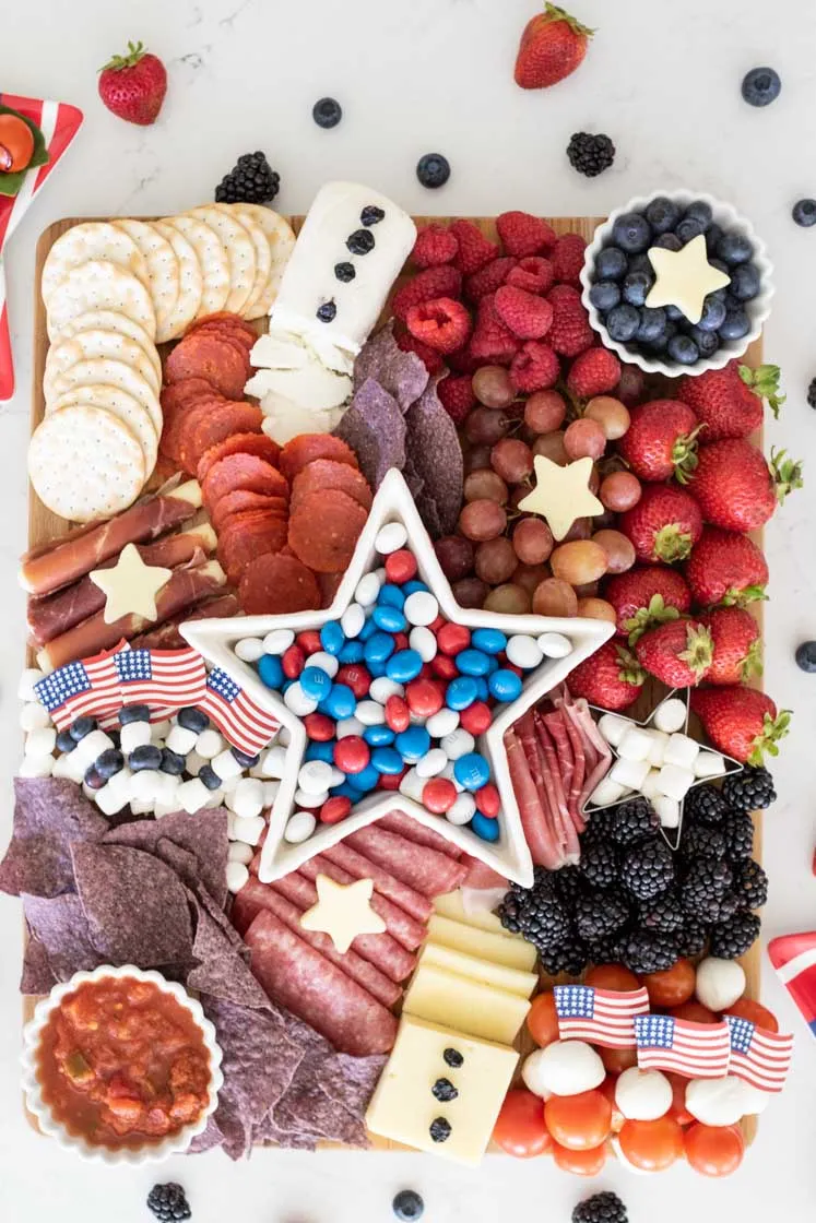 Patriotic Charcuterie Board | Recipes & Lifestyle | Jennifer Maune