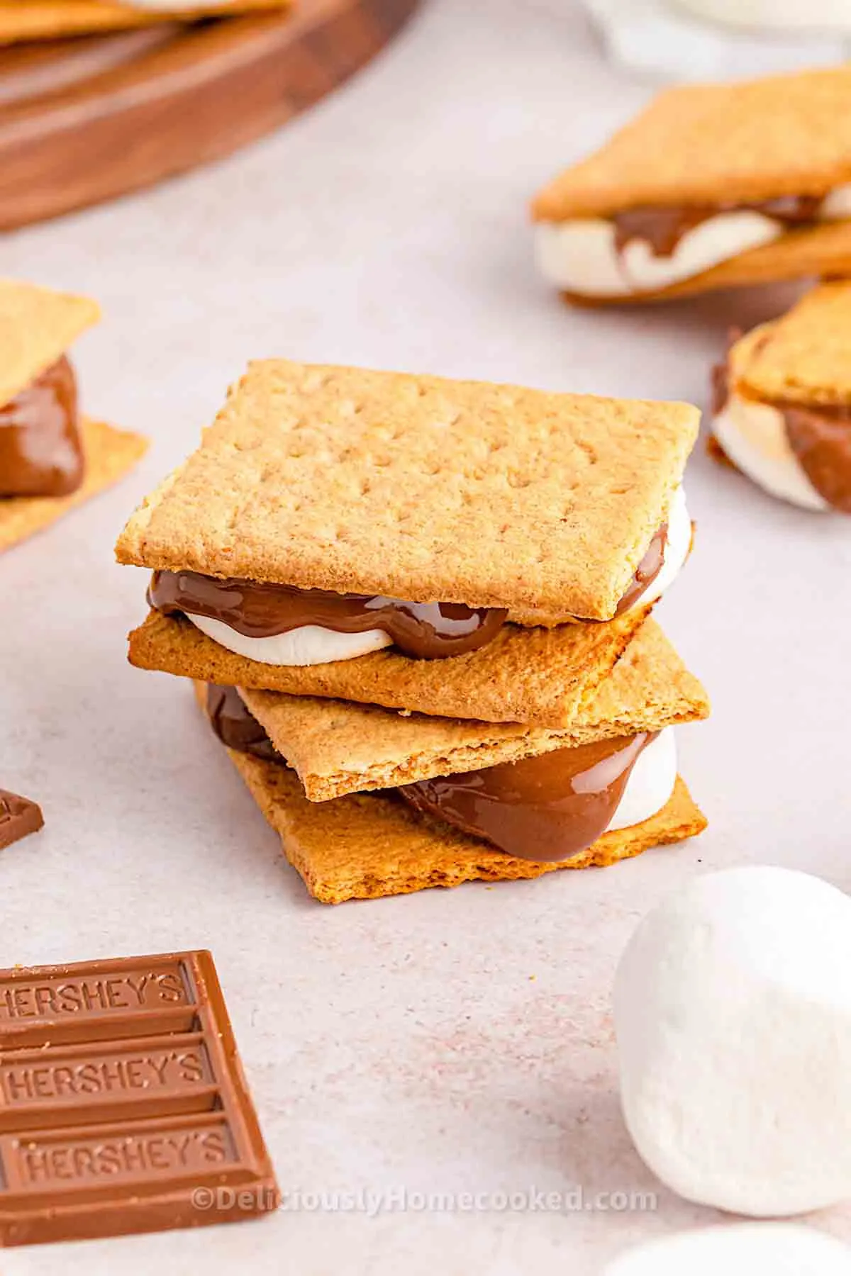 Air fryer s'mores