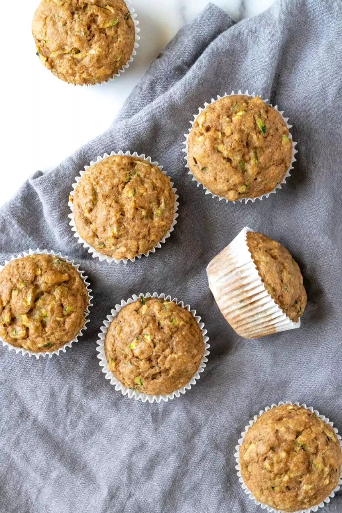 Applesauce Zucchini Muffins