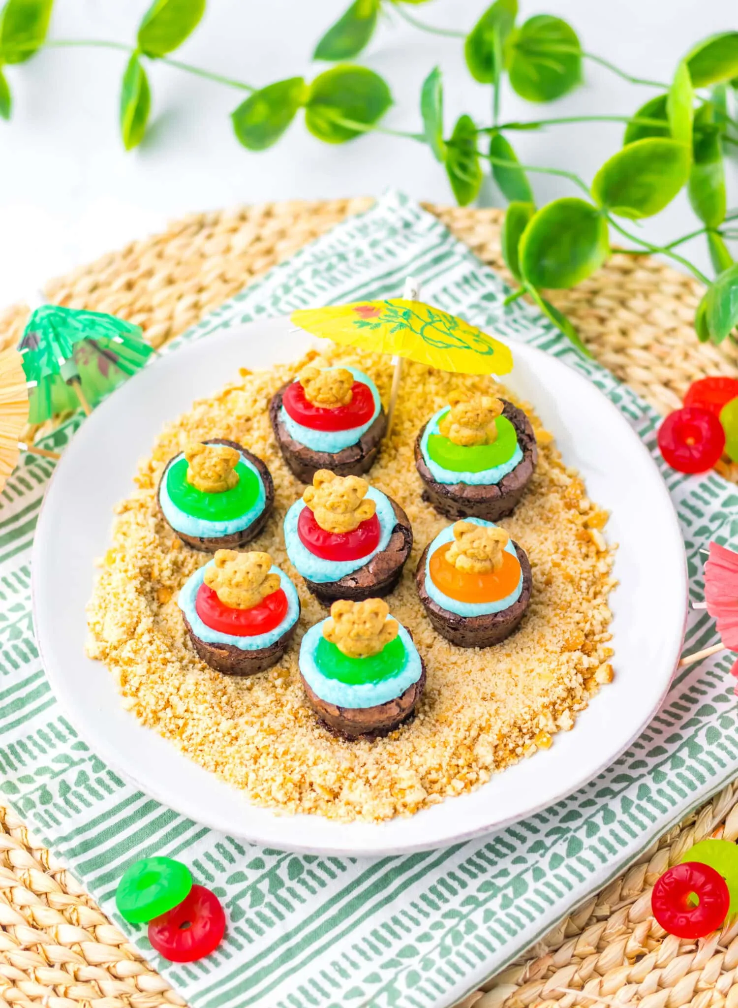 Beach Brownie Cups