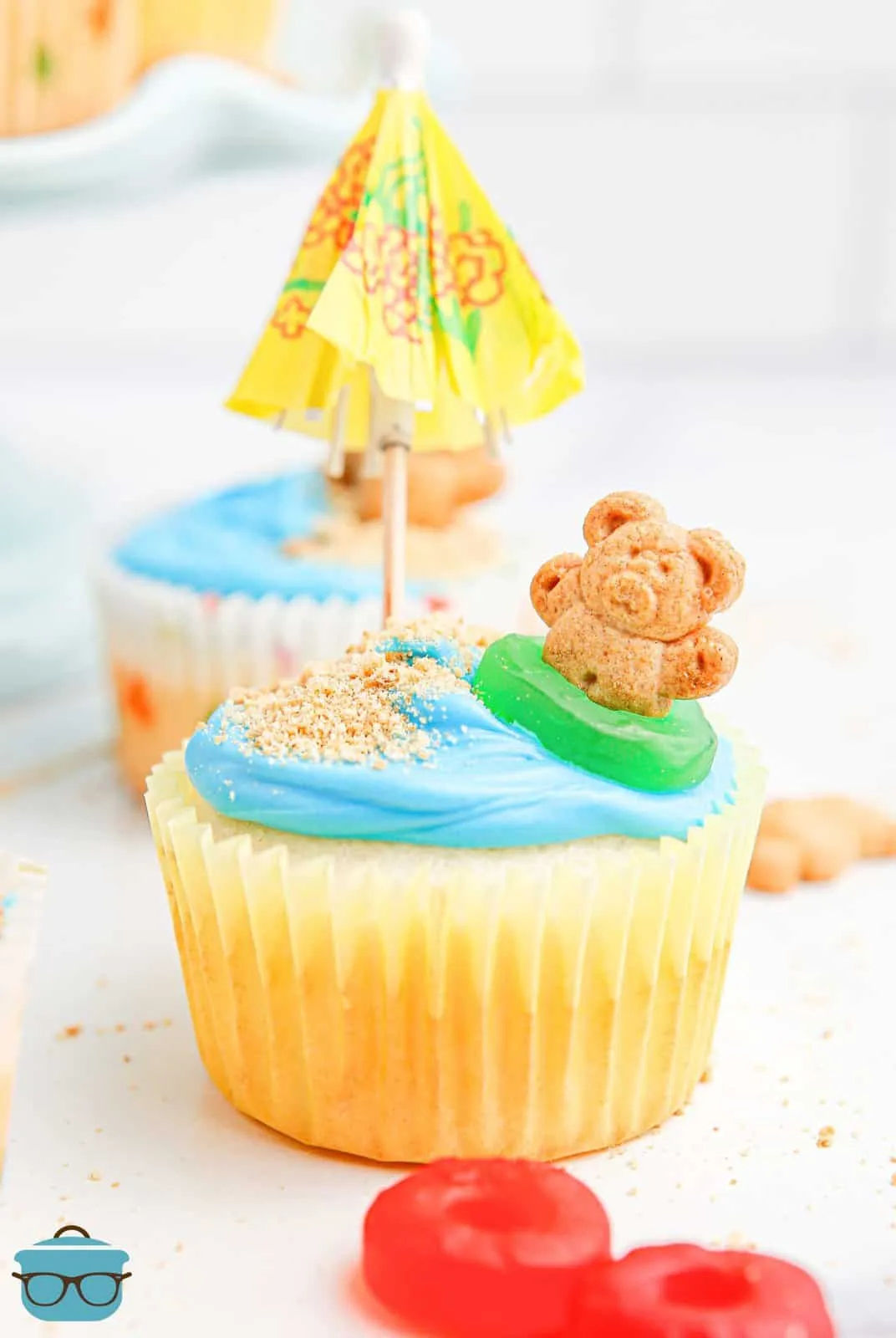 Beach Party Cupcakes