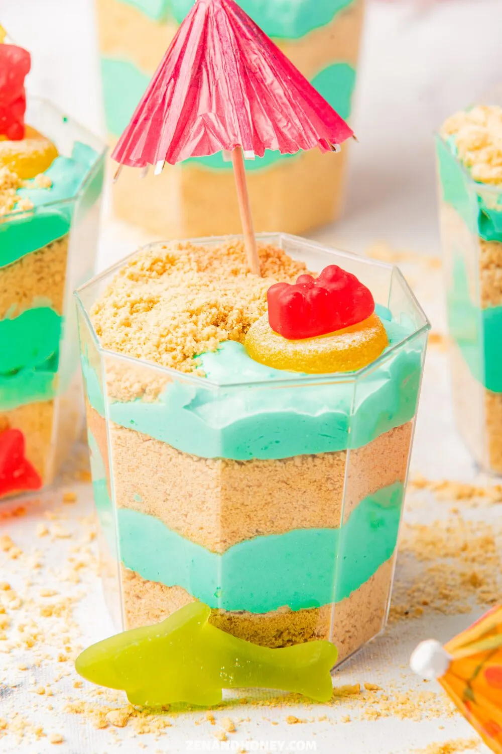 Beach Pudding Cups