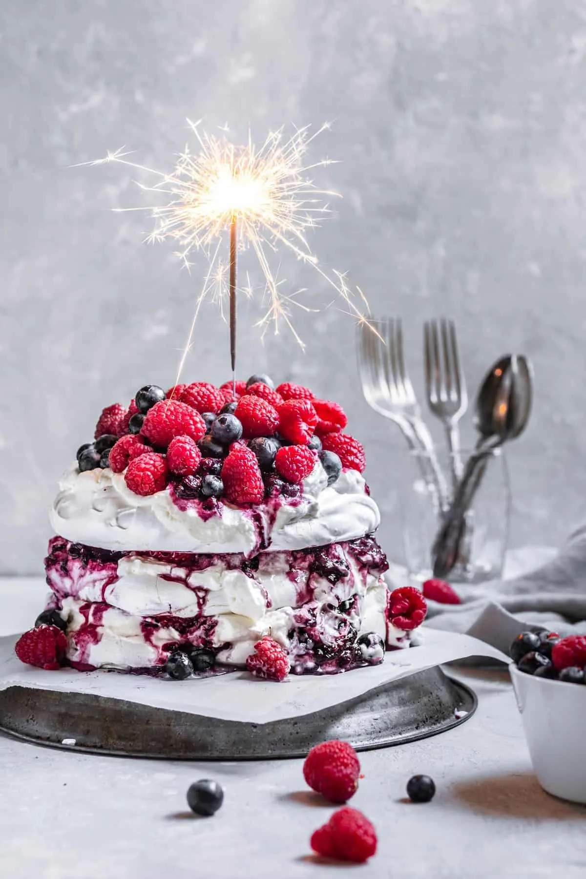 Berry Pavlova Cake