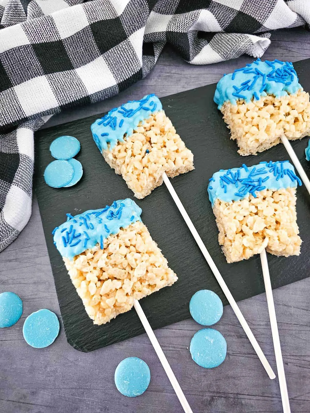 Blue Rice Krispie Treats