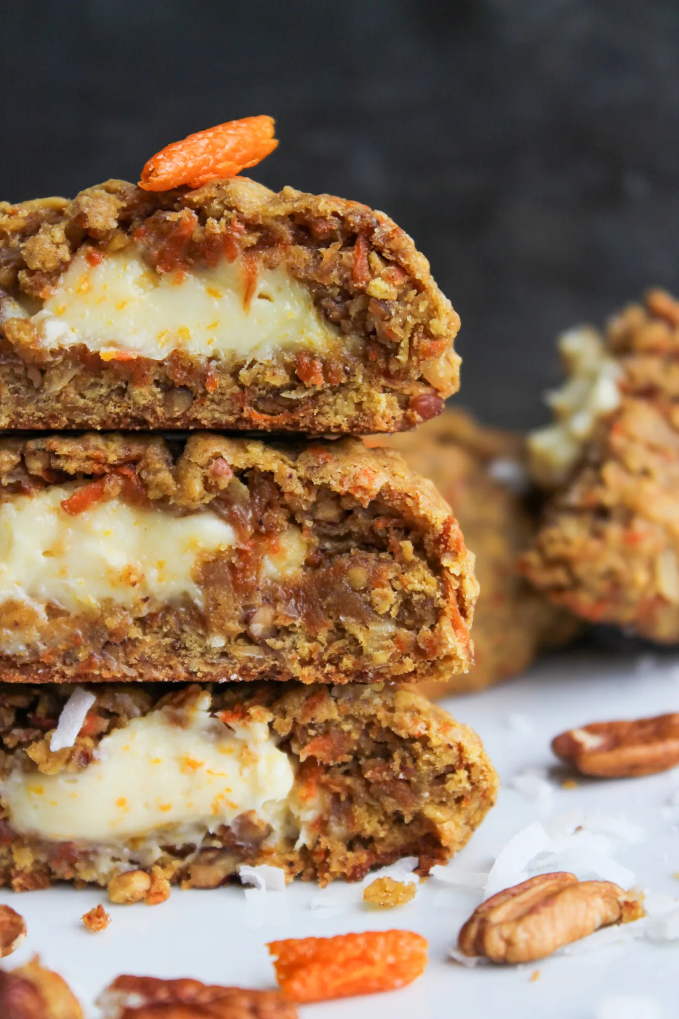 Carrot Cake Cookies-Stuffed