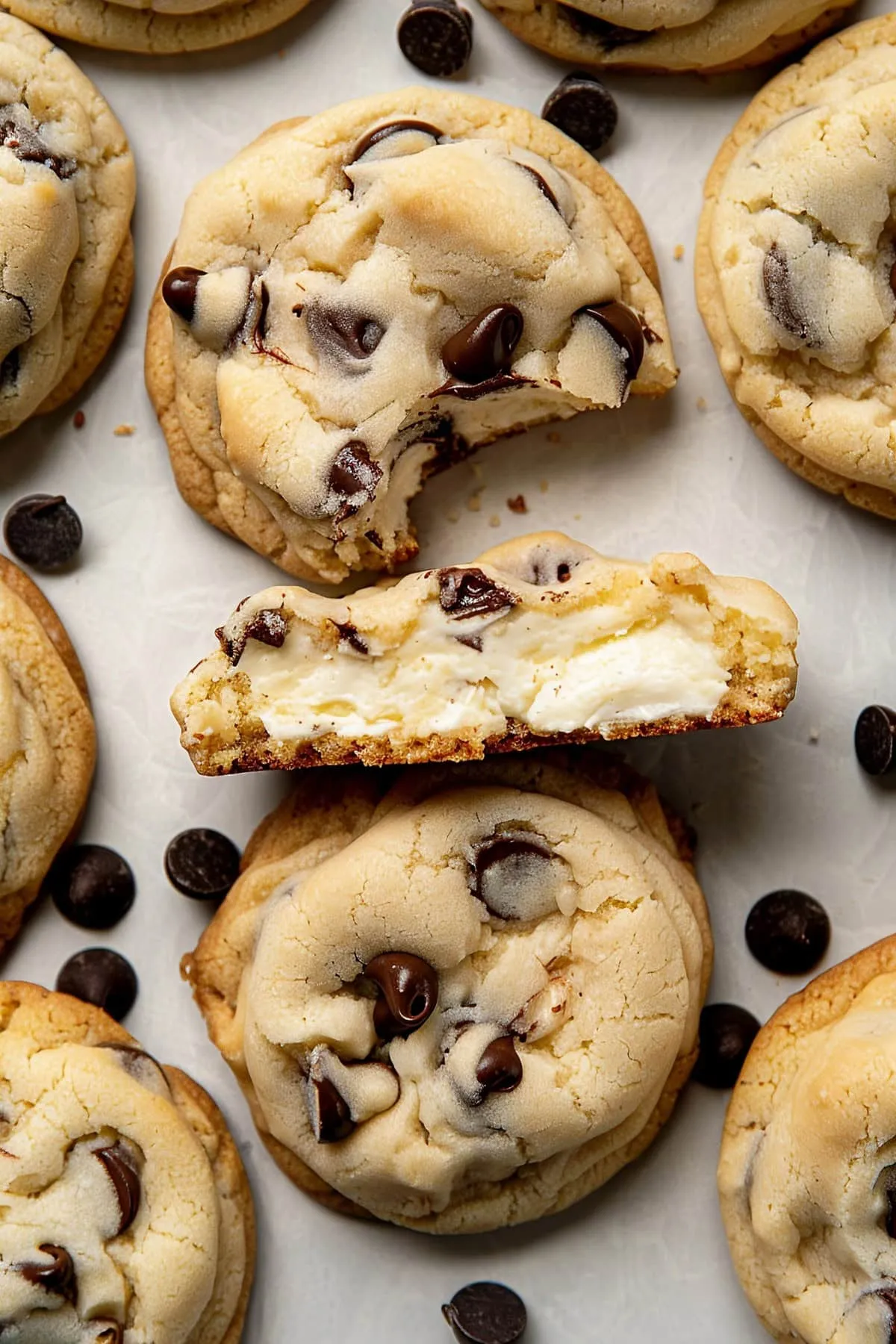 Chocolate Chip Cheesecake Cookies