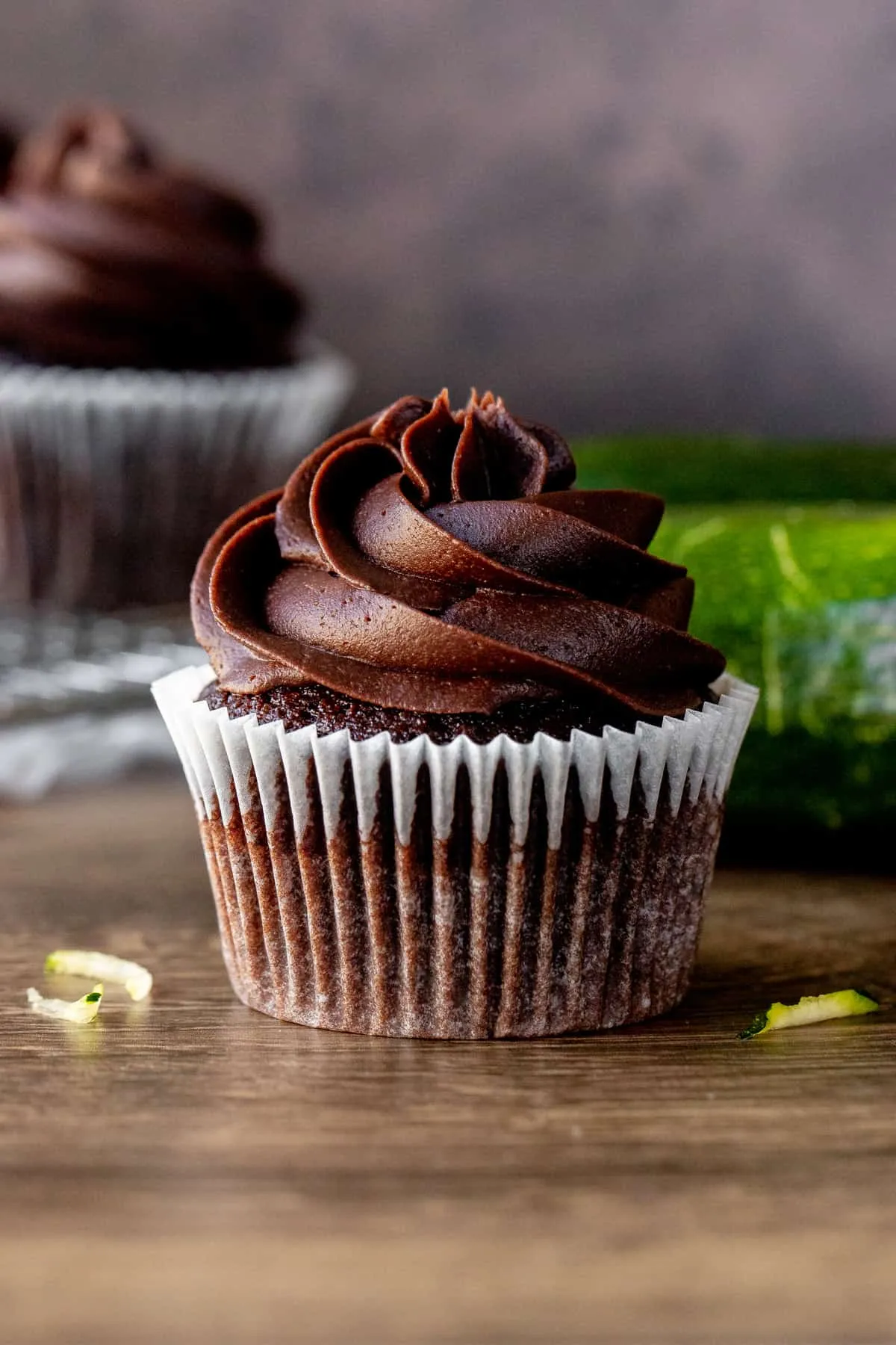 Chocolate Zucchini Cupcakes