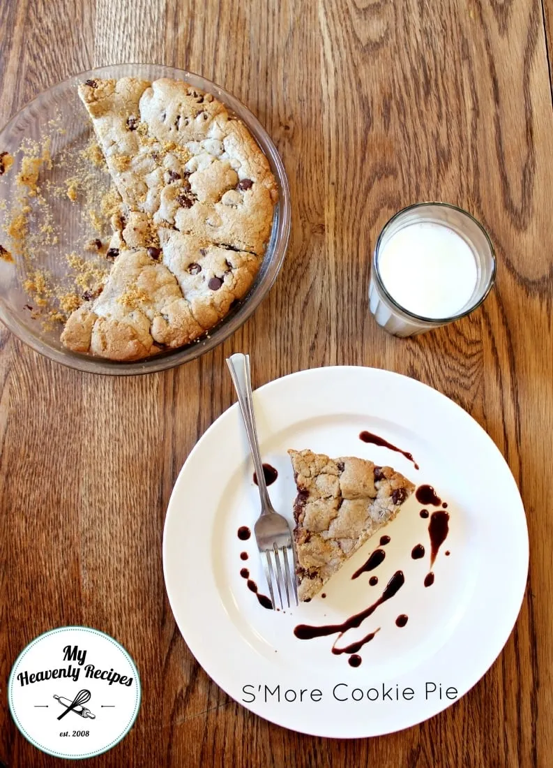 Cookie Dough S'more Dessert Pie - My Heavenly Recipes