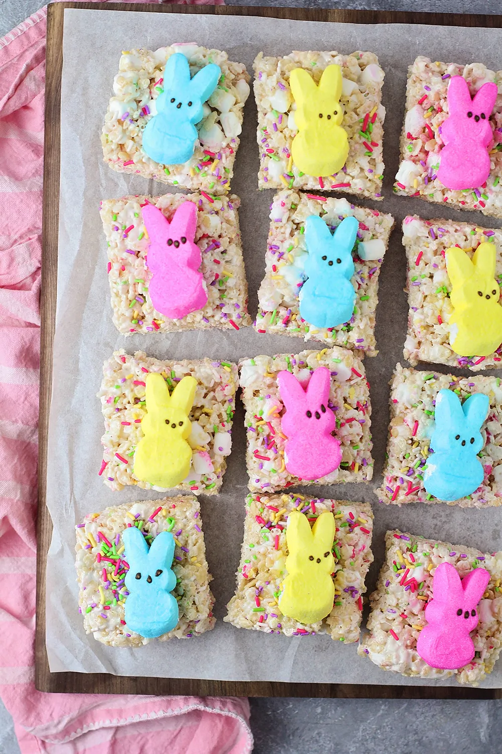 Easter Peeps Rice Krispy Treats