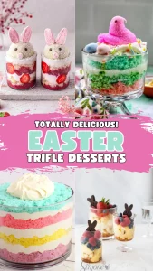 Need a showstopping Easter dessert? Trifles are always a hit! With layers of cake, pudding, and festive Easter candies, these desserts are as gorgeous as they are delicious. From a bright and colorful Easter trifle to a rich and chocolatey Creme Egg version, these recipes are perfect for impressing your guests with minimal effort. Let’s get layering!