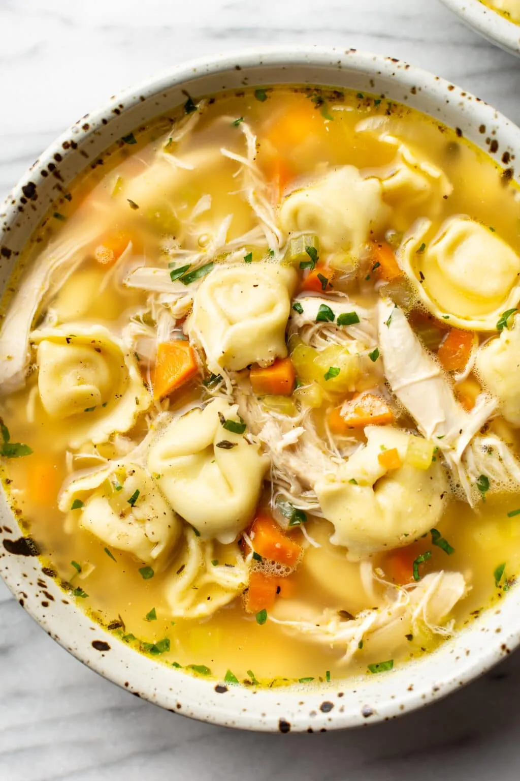 Easy Chicken Tortellini Soup