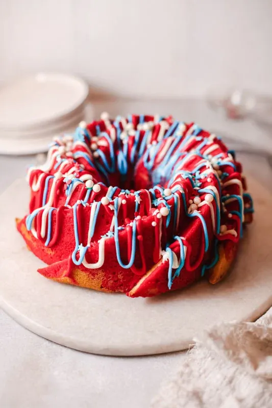 Easy Patriotic Firecracker Cake