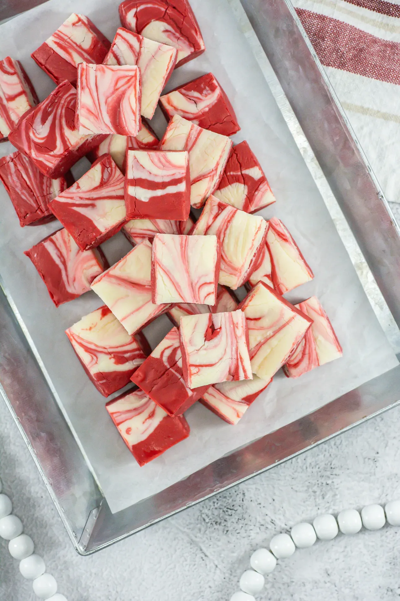 Easy Swirl Red Velvet Fudge Recipe: Only 3 Ingredients