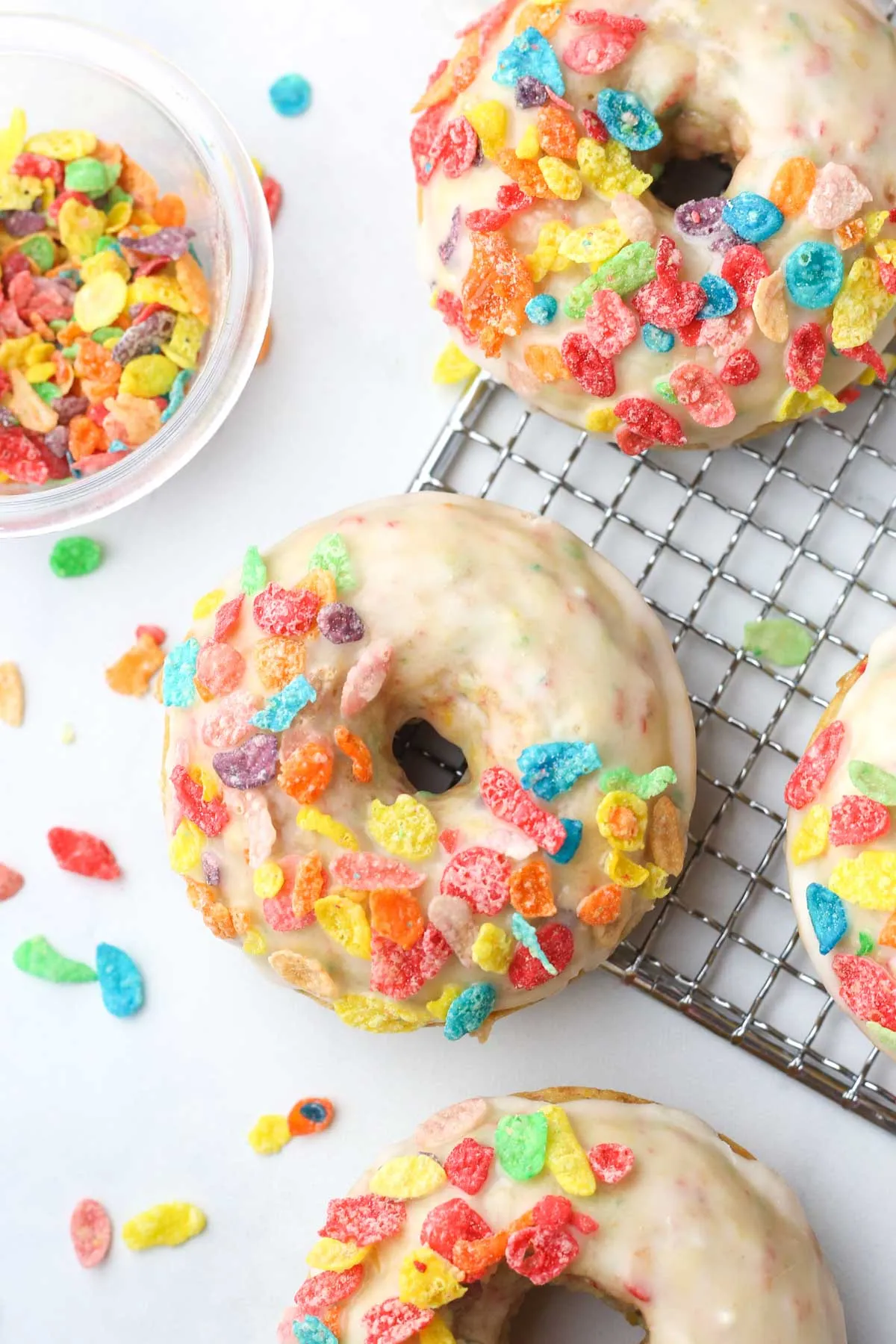 Fruity Pebbles Donuts