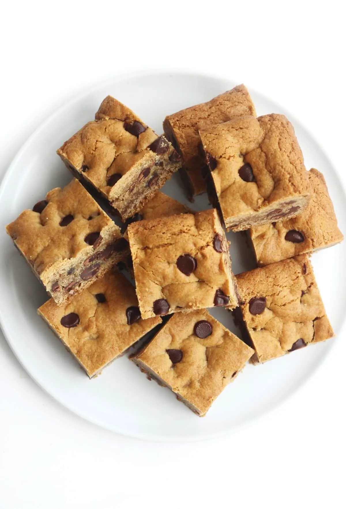 Gluten-Free Chocolate Chip Cookie Bars (Vegan, Eggless)