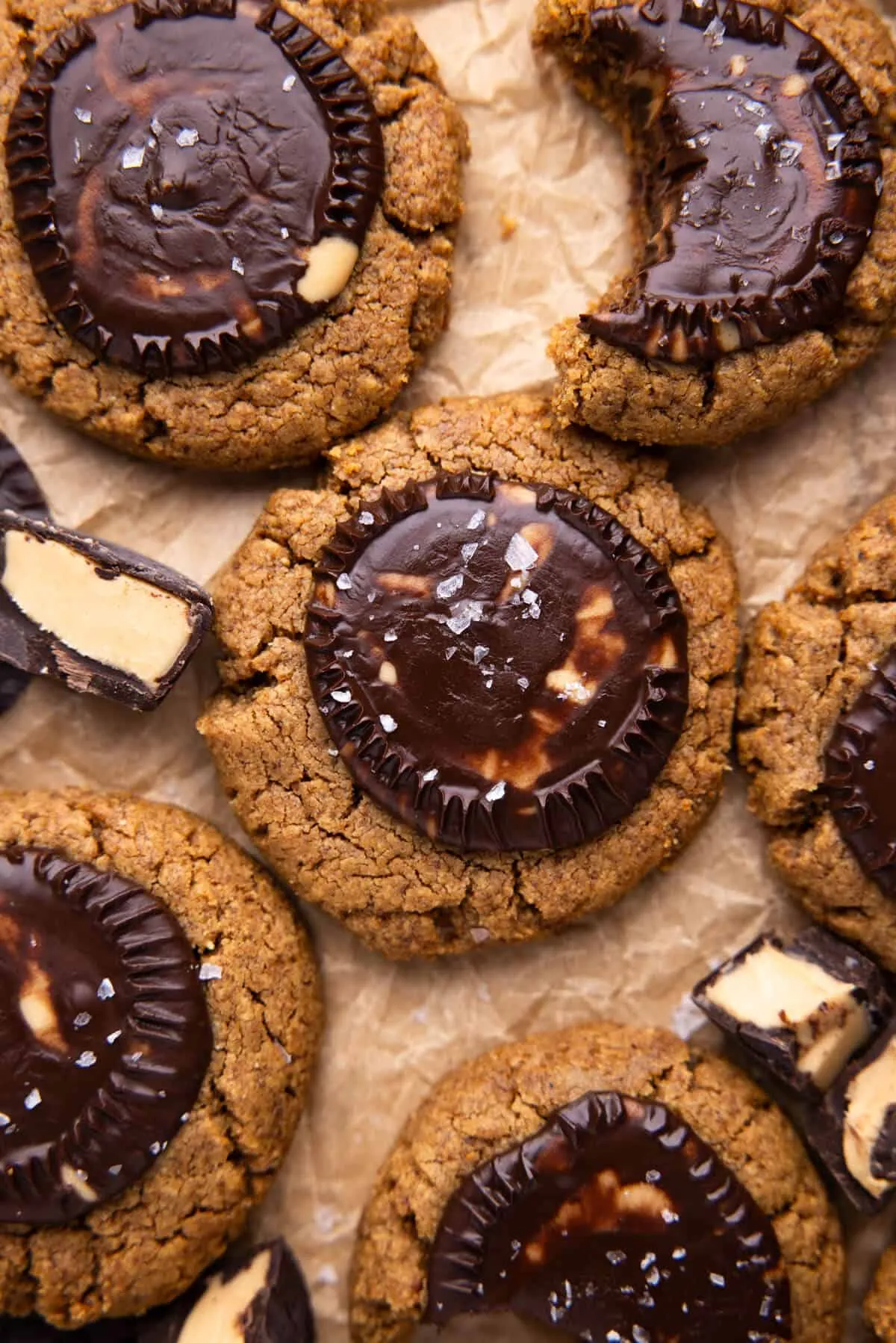 Gluten-Free Peanut Butter Cup Cookies