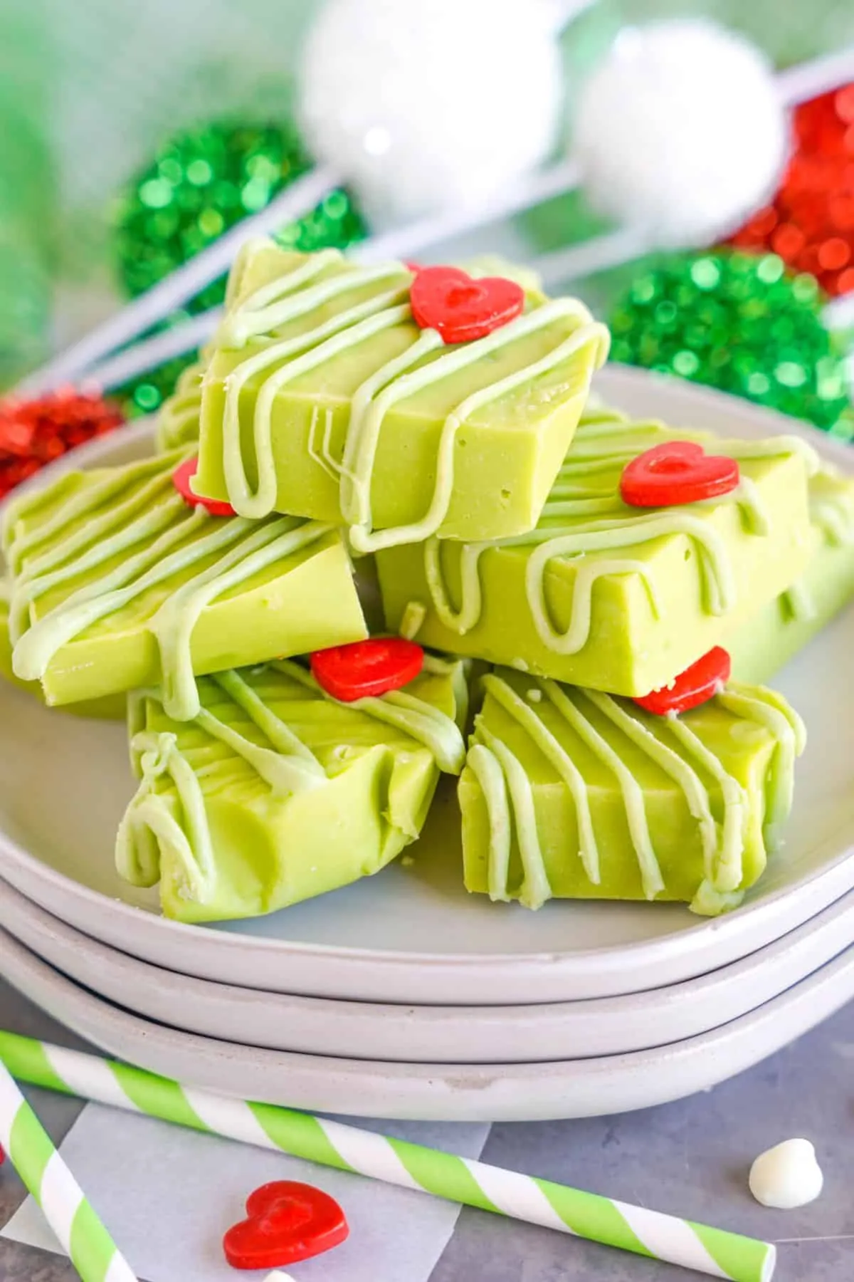 Grinch fudge