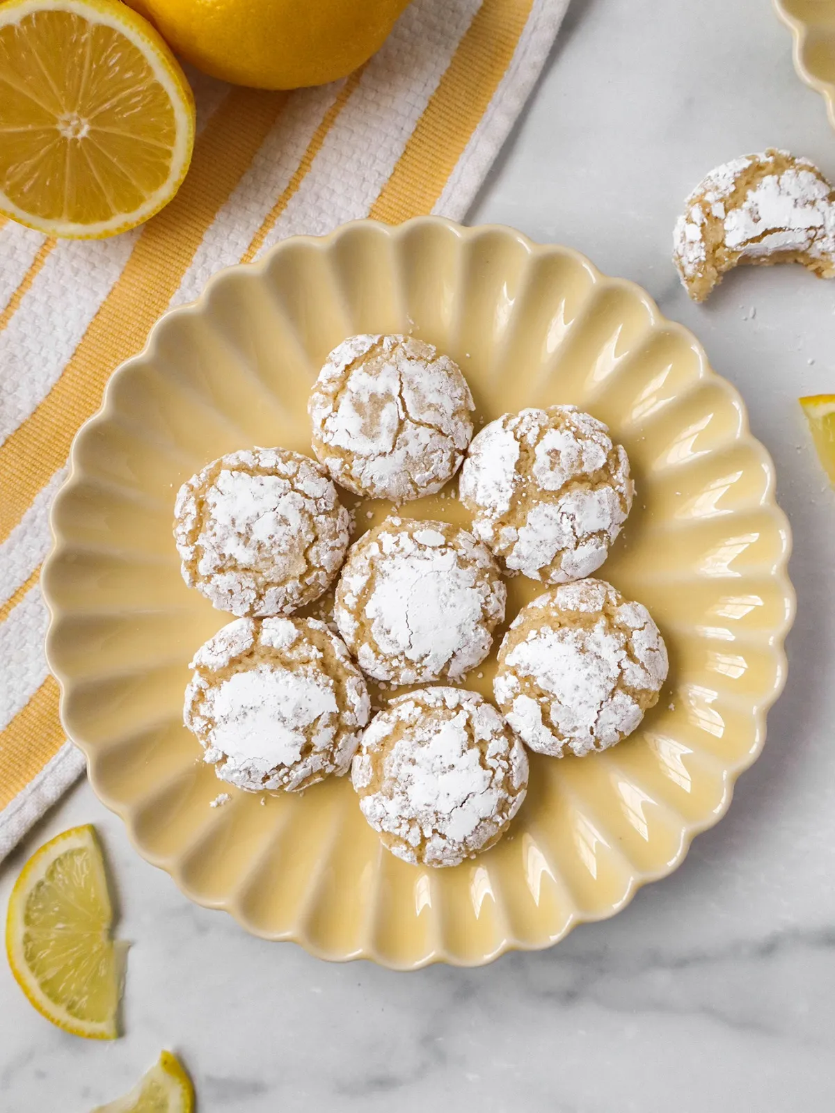 Lemon Amaretti Cookies