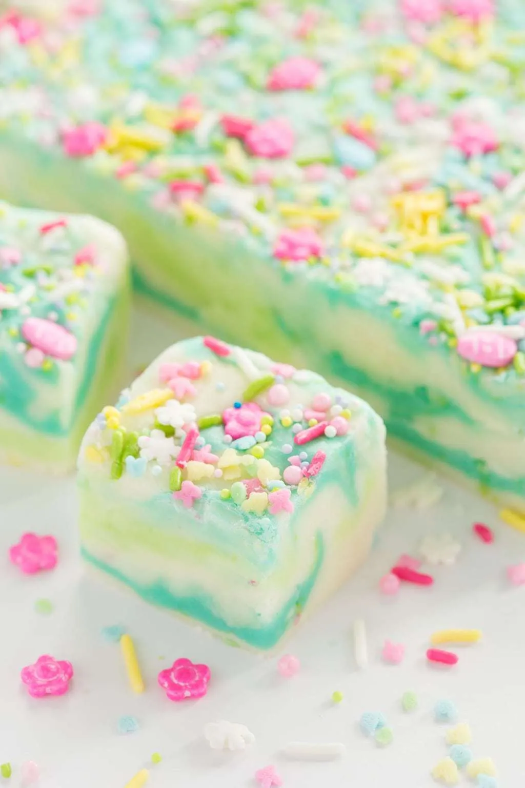 Lemon White Chocolate Spring Fantasy Fudge