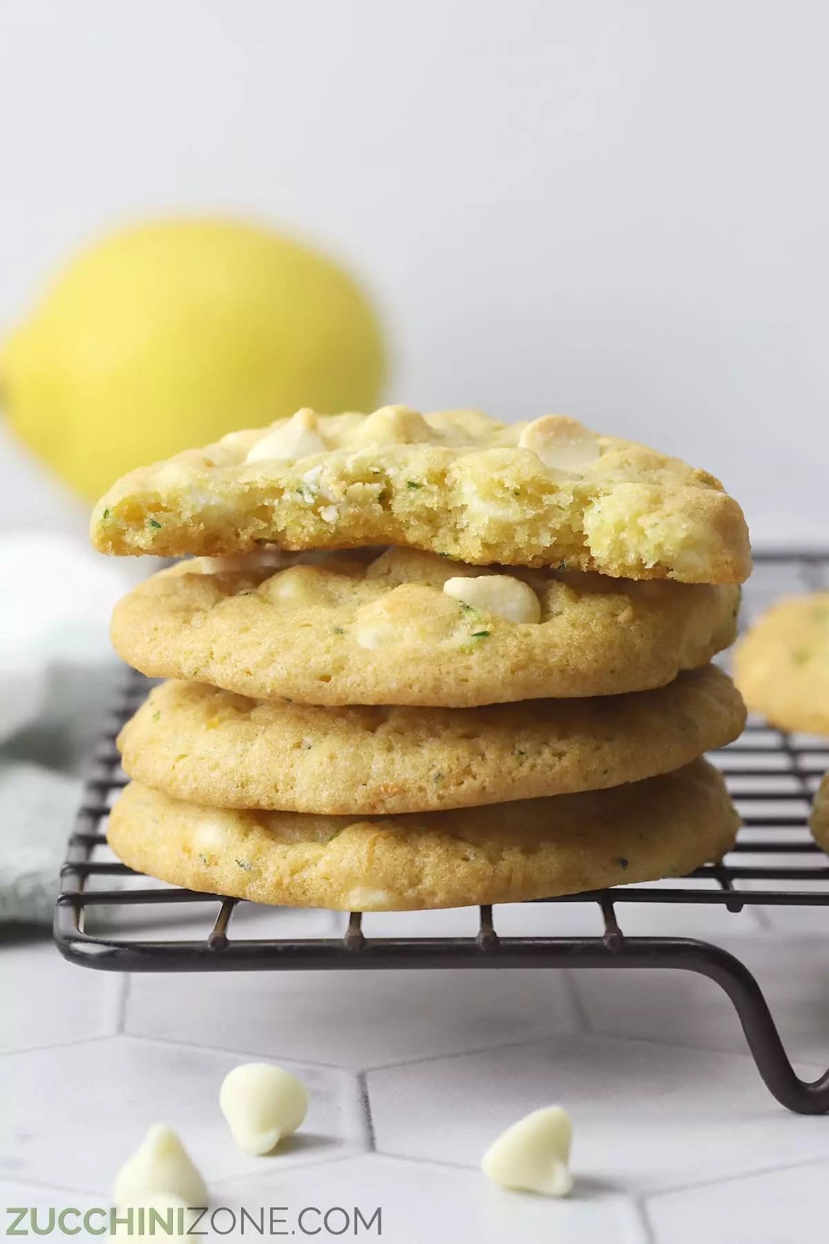 Lemon Zucchini Cookies