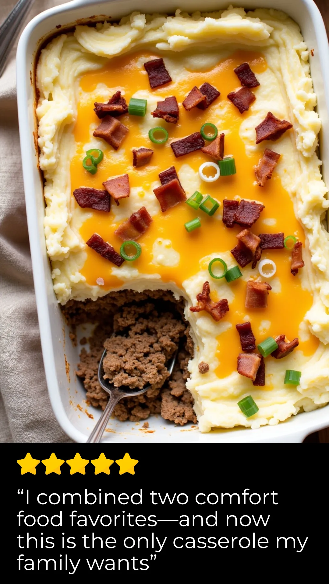 Need a cozy dinner that won’t break the bank? This budget friendly meal combines two classic comfort foods—mashed potatoes and meatloaf—into one cheesy, family-sized casserole.
