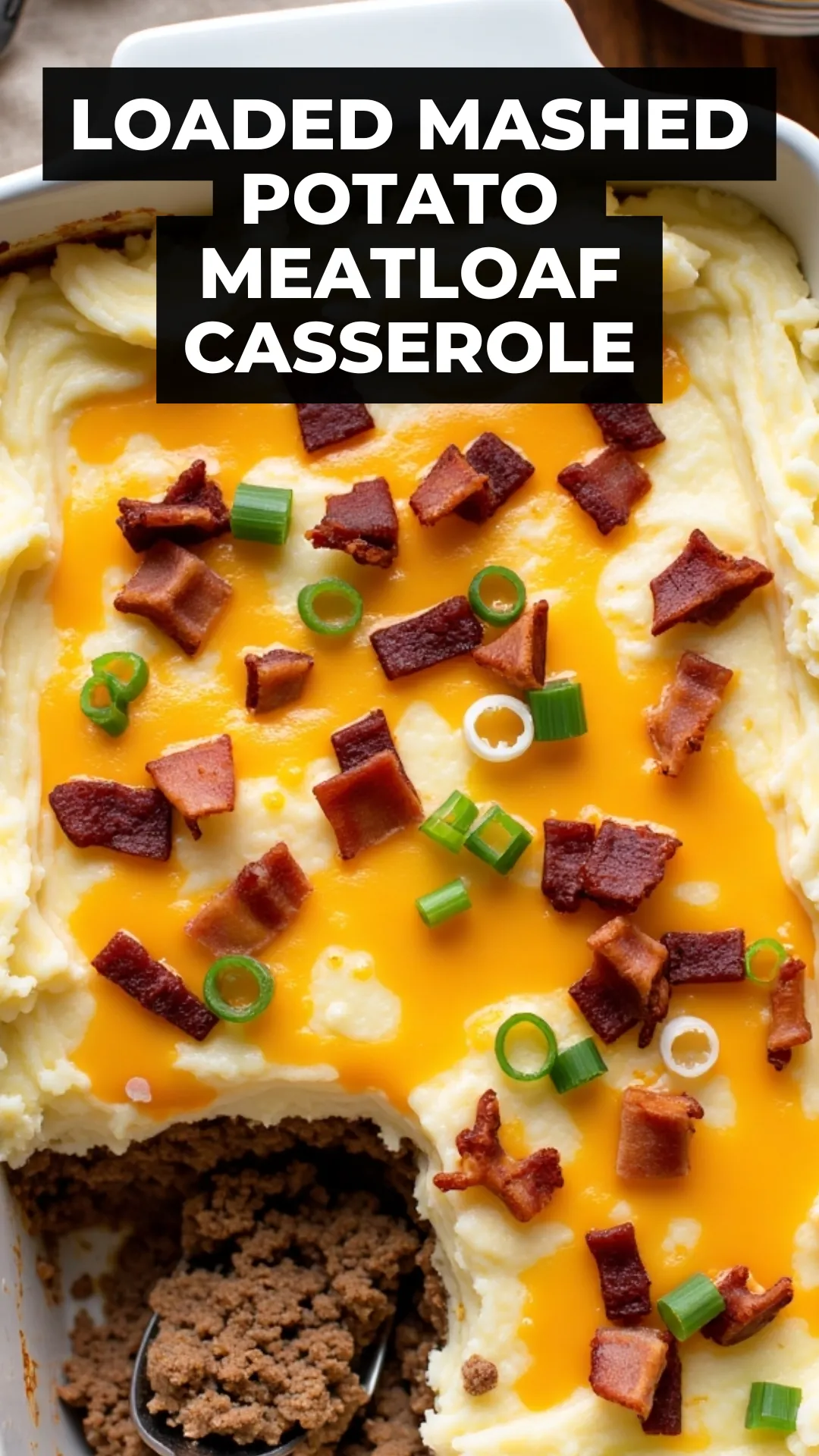 This Loaded Mashed Potato Meatloaf Casserole is the definition of a struggle meal turned superstar! It’s cheesy, meaty, and made with pantry staples—perfect for feeding a hungry crew on a budget.