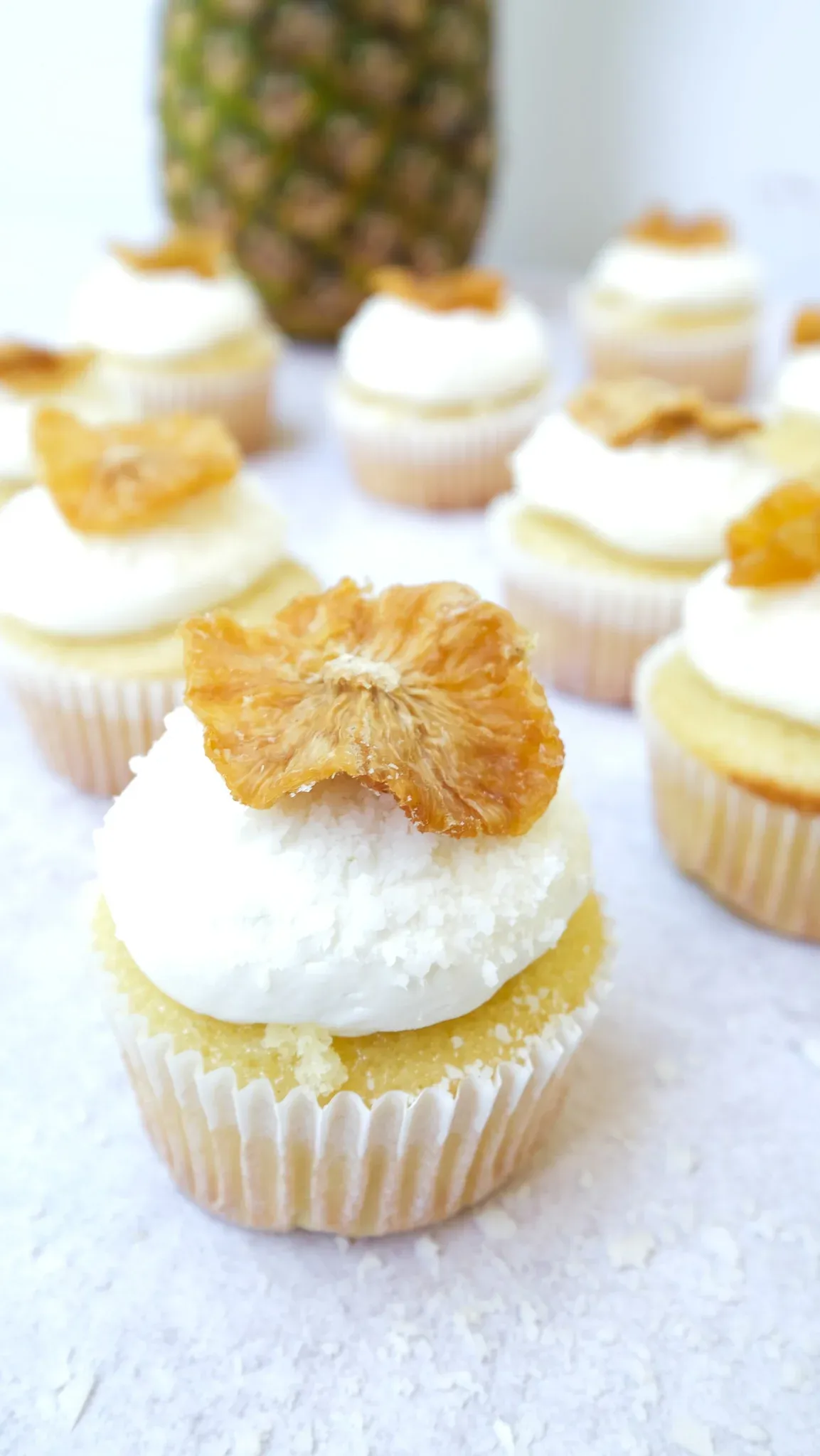 Moist Pineapple Coconut Cupcakes Recipe