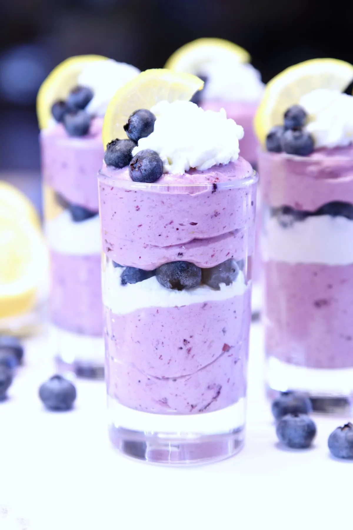 No Bake Blueberry Cheesecake