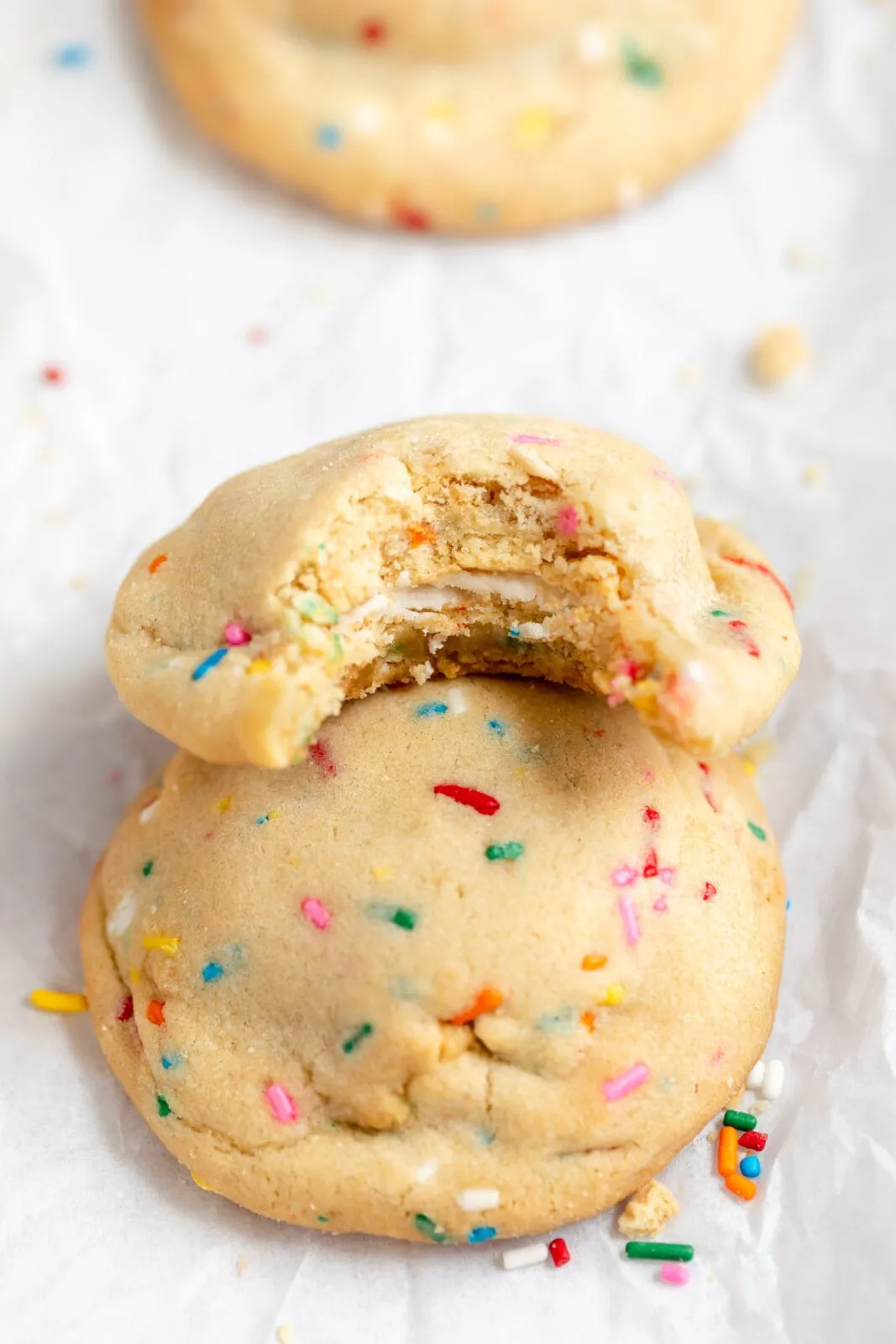 Oreo Stuffed Funfetti Cookies