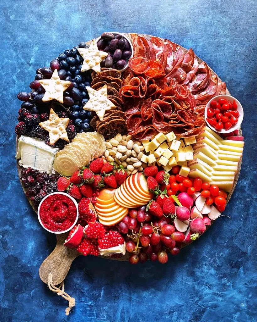 4th of July Charcuterie Board, the Most Patriotic