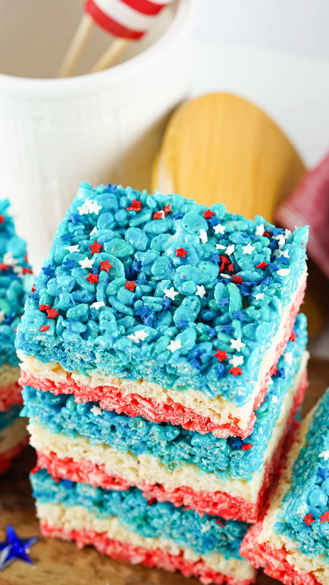 Patriotic Rice Krispies Treats