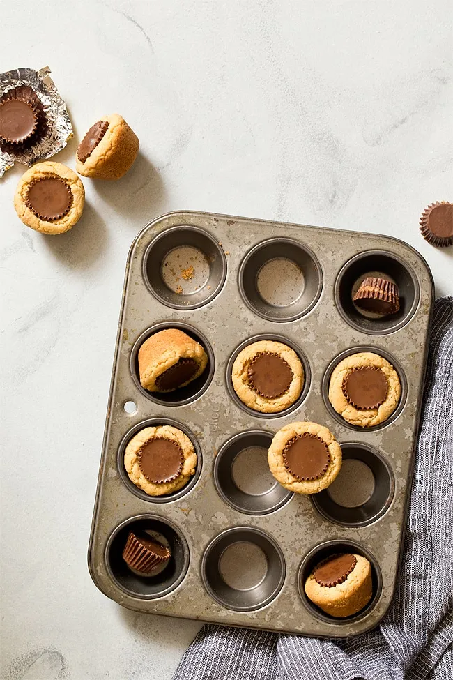 Small Batch Peanut Butter Cookie Cups