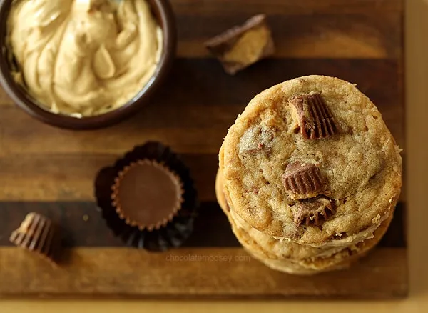 Peanut Butter Cup Sandwich Cookies